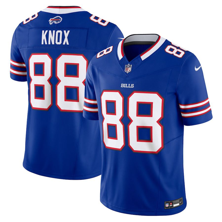 Men Buffalo Bills 88 Dawson Knox Nike Royal Vapor F.U.S.E. Limited NFL Jersey